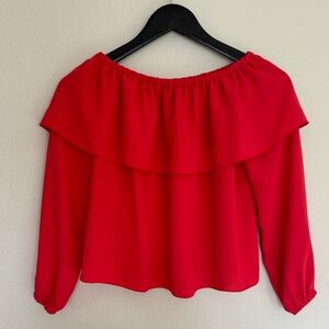 Aritzia Wilfred Off the Shoulder Blouse